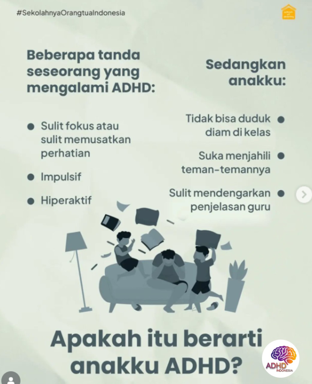 Ciri dan Gejala ADHD pada Anak Usia Dini di Kabupaten Rembang